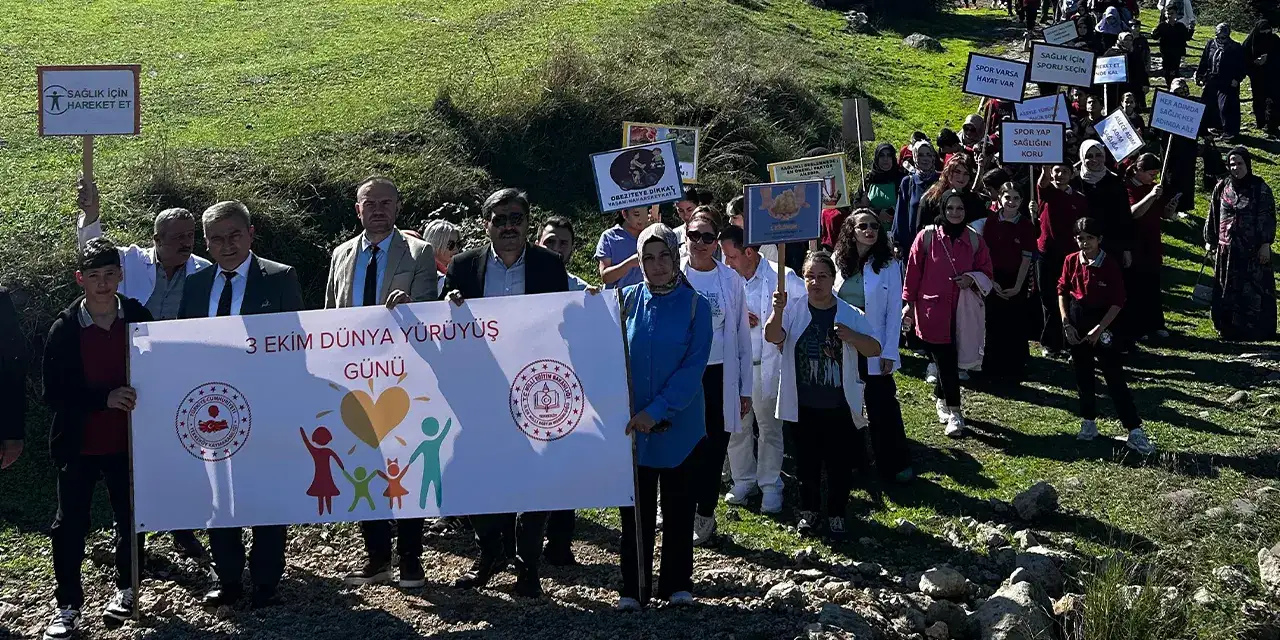 Samsun'da 3 Ekim Dünya Yürüyüşü düzenlendi!