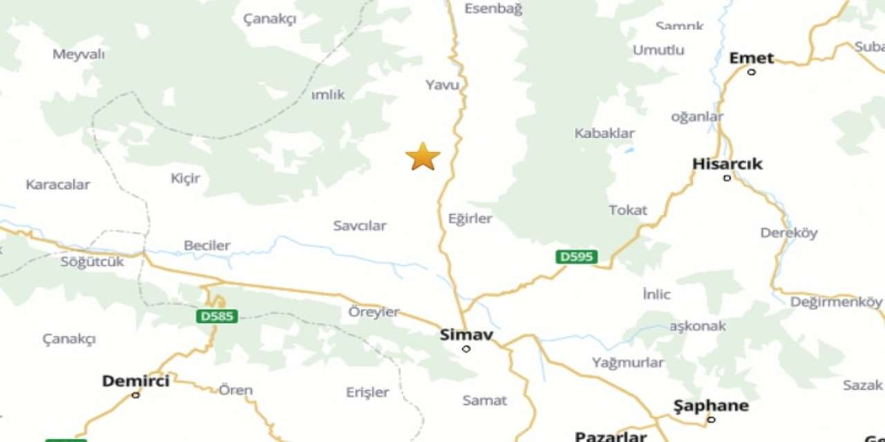 Kütahya'a deprem! Güne şok ile uyandılar