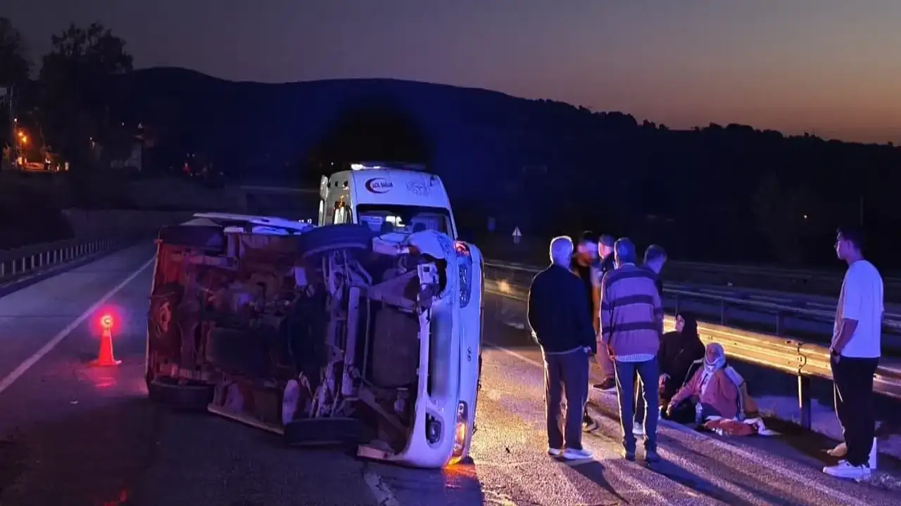 Samsun'da feci kaza! 9 yaralı var