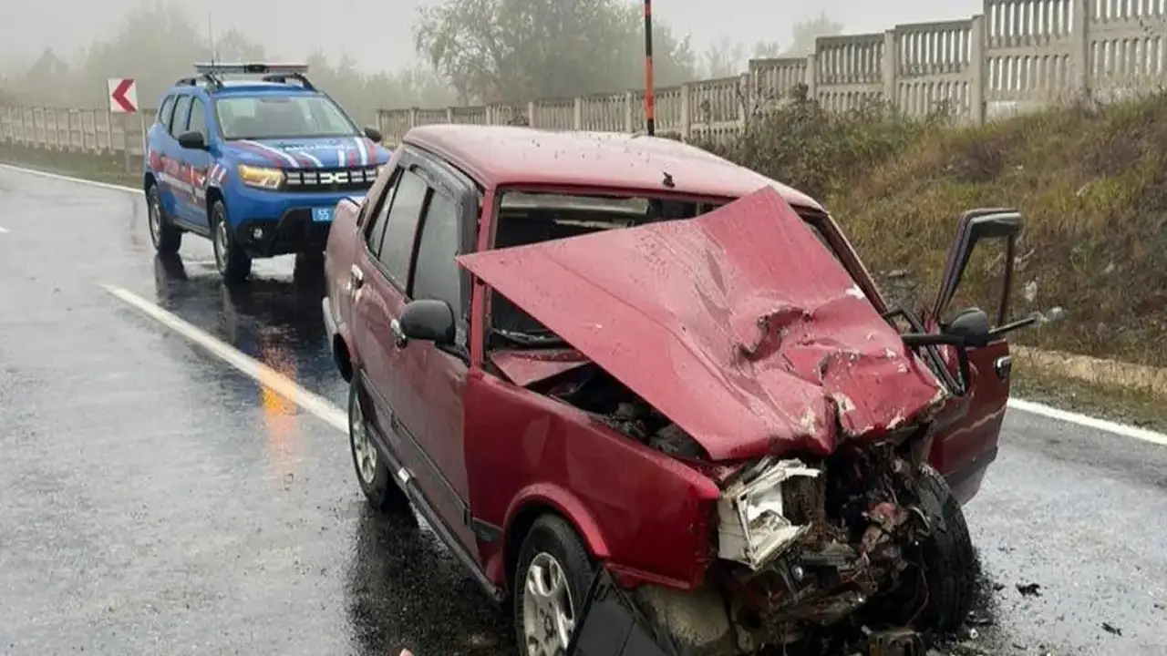 Samsun feci kaza!1 ölü 6 yaralı