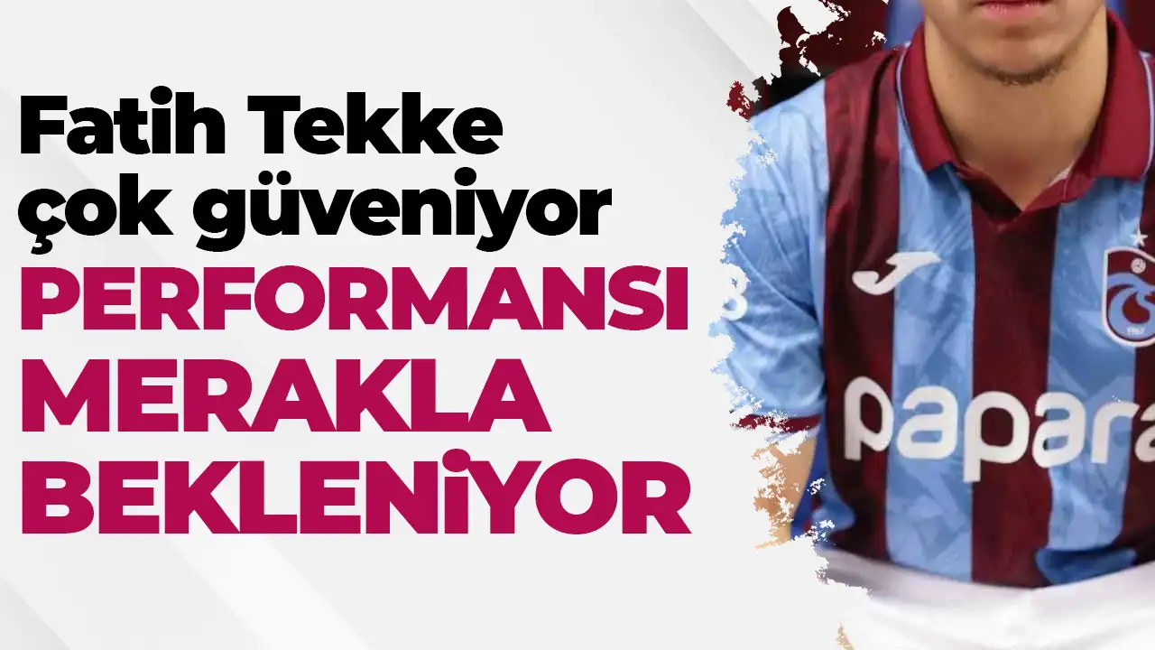 Trabzonspor'un yeni yıldızı merakla bekleniyor! Fatih Tekke çok güveniyor