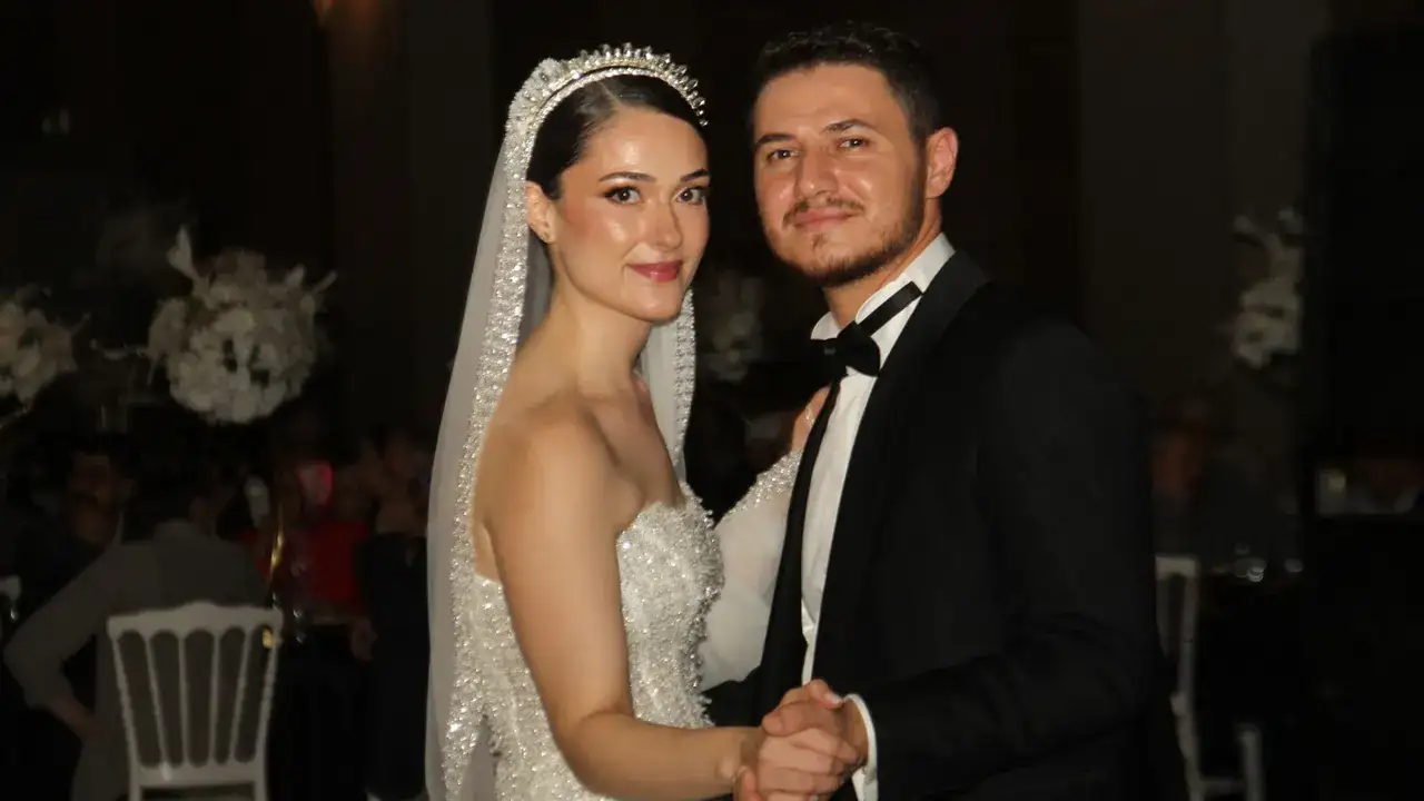 Trabzon Gökçenur ve Furkan çifti dünyaevine girdi!