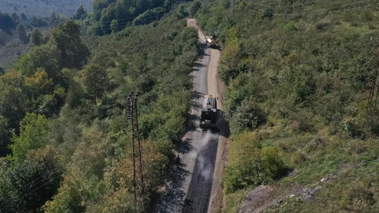 Ordu’da yol sorununa sıcak asfalt çözümü!
