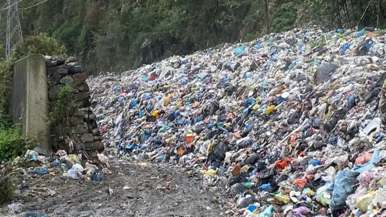 Artvin'de sahil yanındaki çöpler kötü koku ve görüntü kirliliğine yol açıyor!