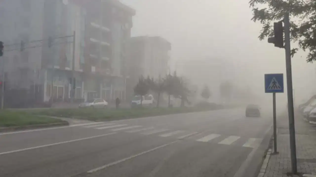 Samsun Terme ilçesinde sis etkili oldu!