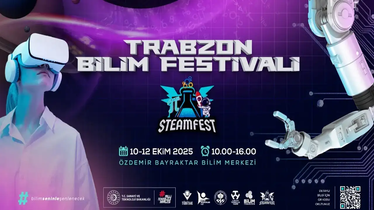 Bilim ve teknolojinin kalbi Trabzon’da atacak! Trabzon Bilim festivali 10 Ekim'de başlıyor