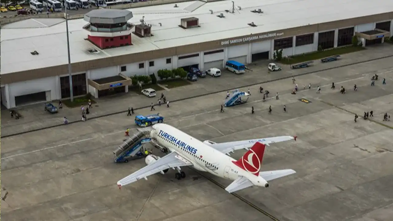Samsun Havalimanına yolcu akını!