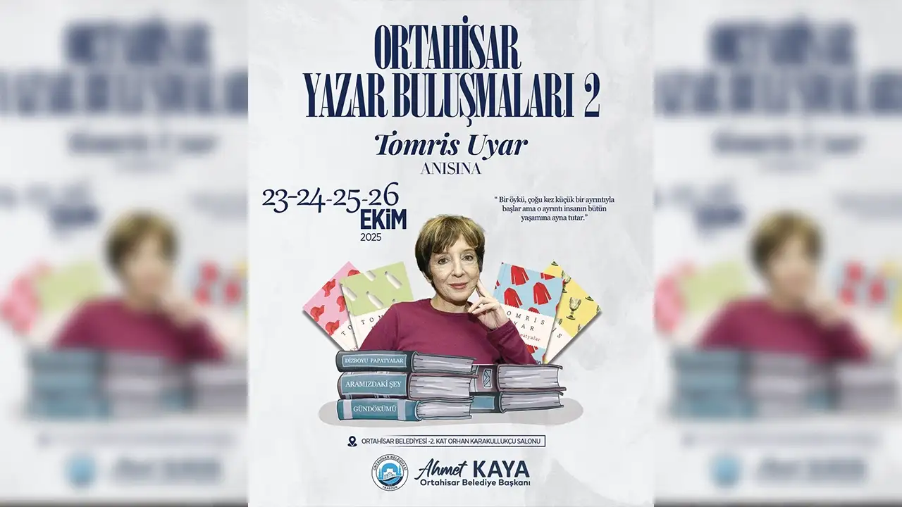 Ortahisar yazar buluşmaları, bu yıl 23-26 Ekim tarihlerinde düzenlenecek