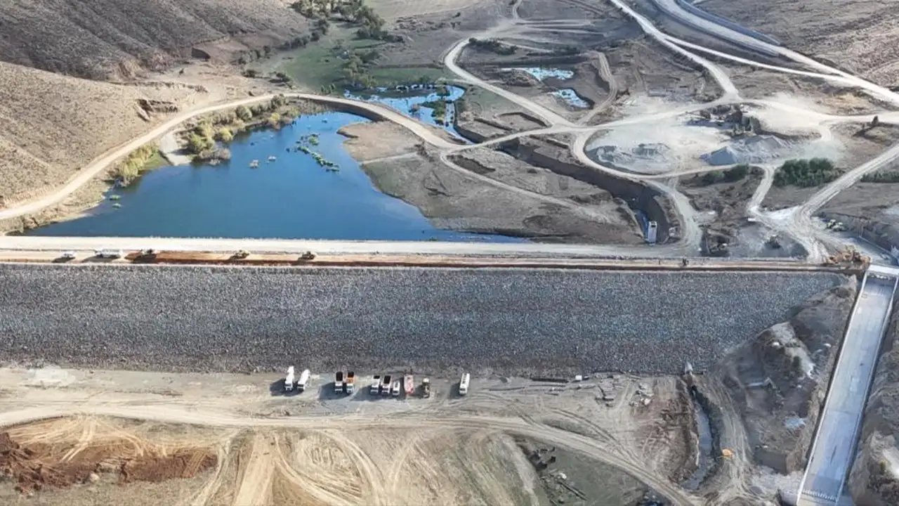 Bayburt tarımına can verecek Yelpınar Göleti bitmek üzere!