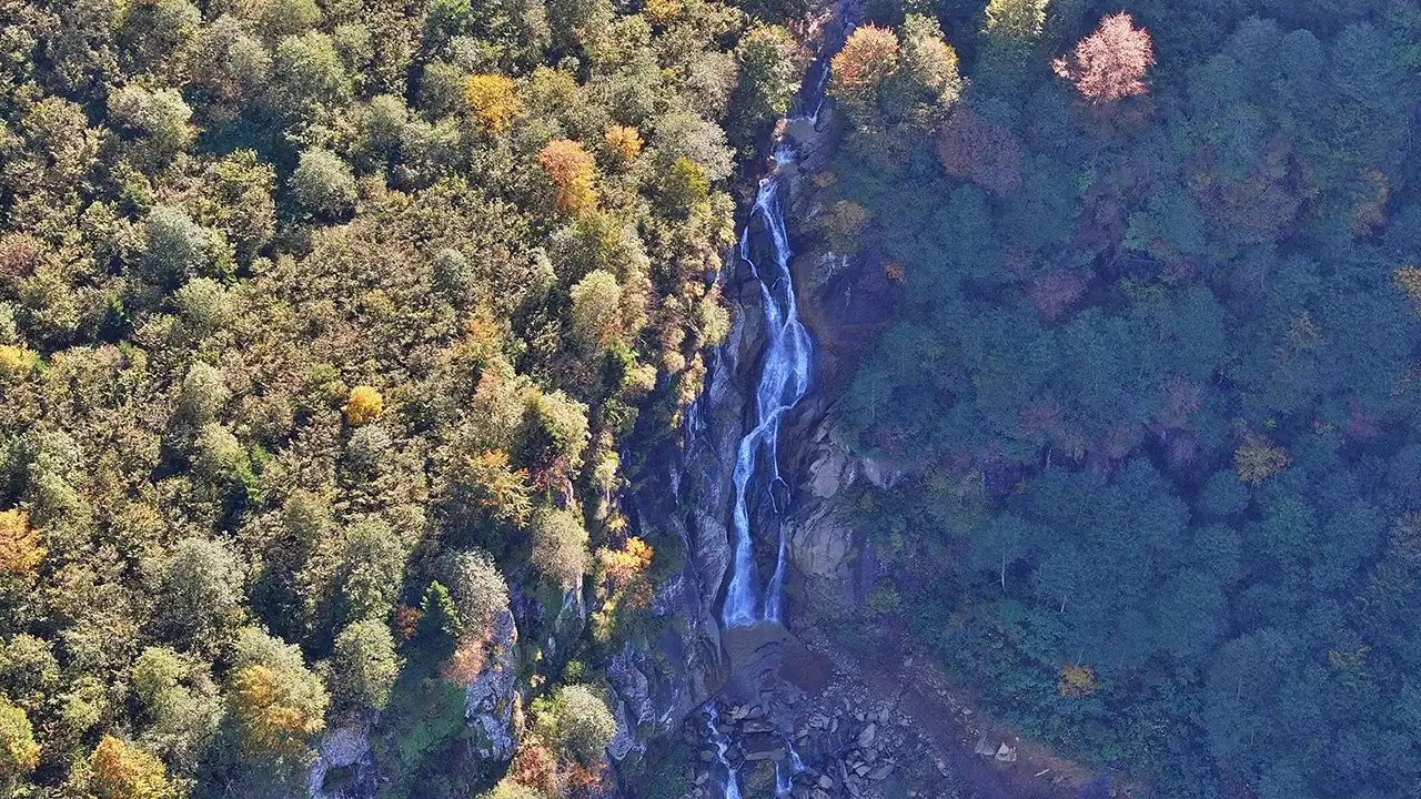 Trabzon'da 100 metreden düşen su, turizmde yeni rota olacak!