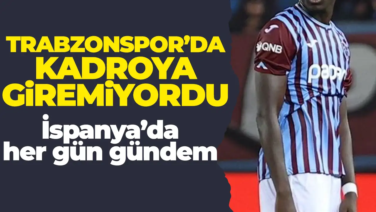 Trabzonspor'da kadroya giremiyordu! Kiralandığı takımda ülkenin gündeminde