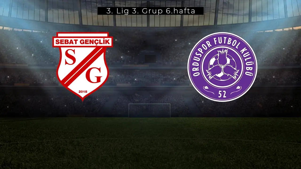 Trabzon'da derbi heyecanı! Sebat Gençlik Spor evinde 52 Orduspor FK'yı konuk ediyor