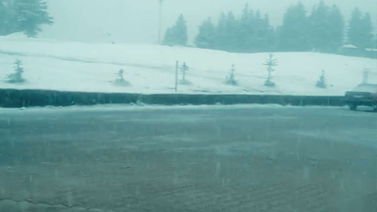 Trabzon’un yüksek kesimleri beyaza büründü