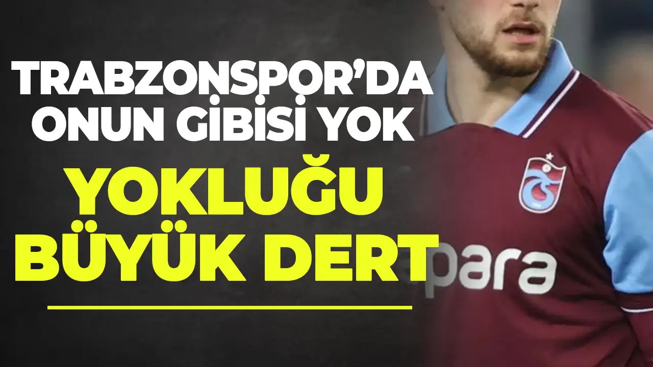 Trabzonspor'da onun gibisi yok! Sakatlığı büyük sorun