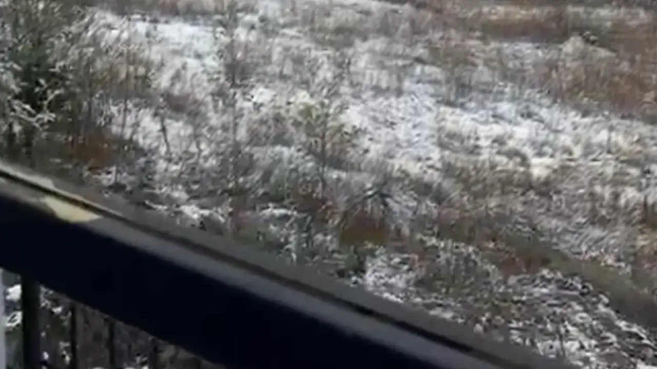 Trabzon’un yaylası beyaza büründü