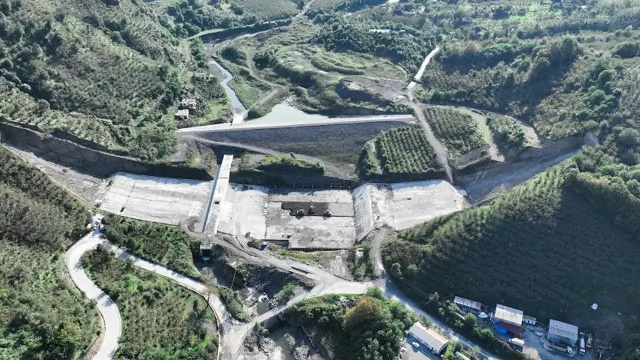 Samsun’da Salıpazarı Barajı’nda çalışmalar sürüyor!