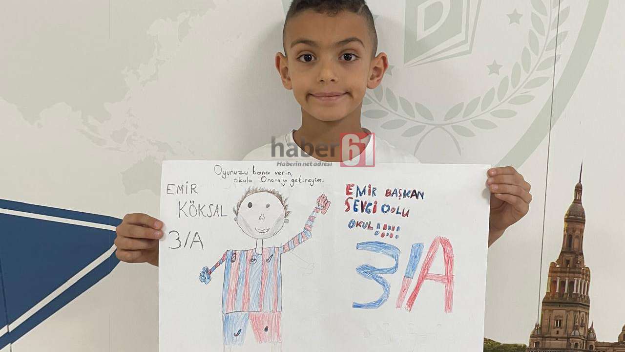 Trabzon’da sınıf başkanı seçimlerinde Onana vaadi gülümsetti