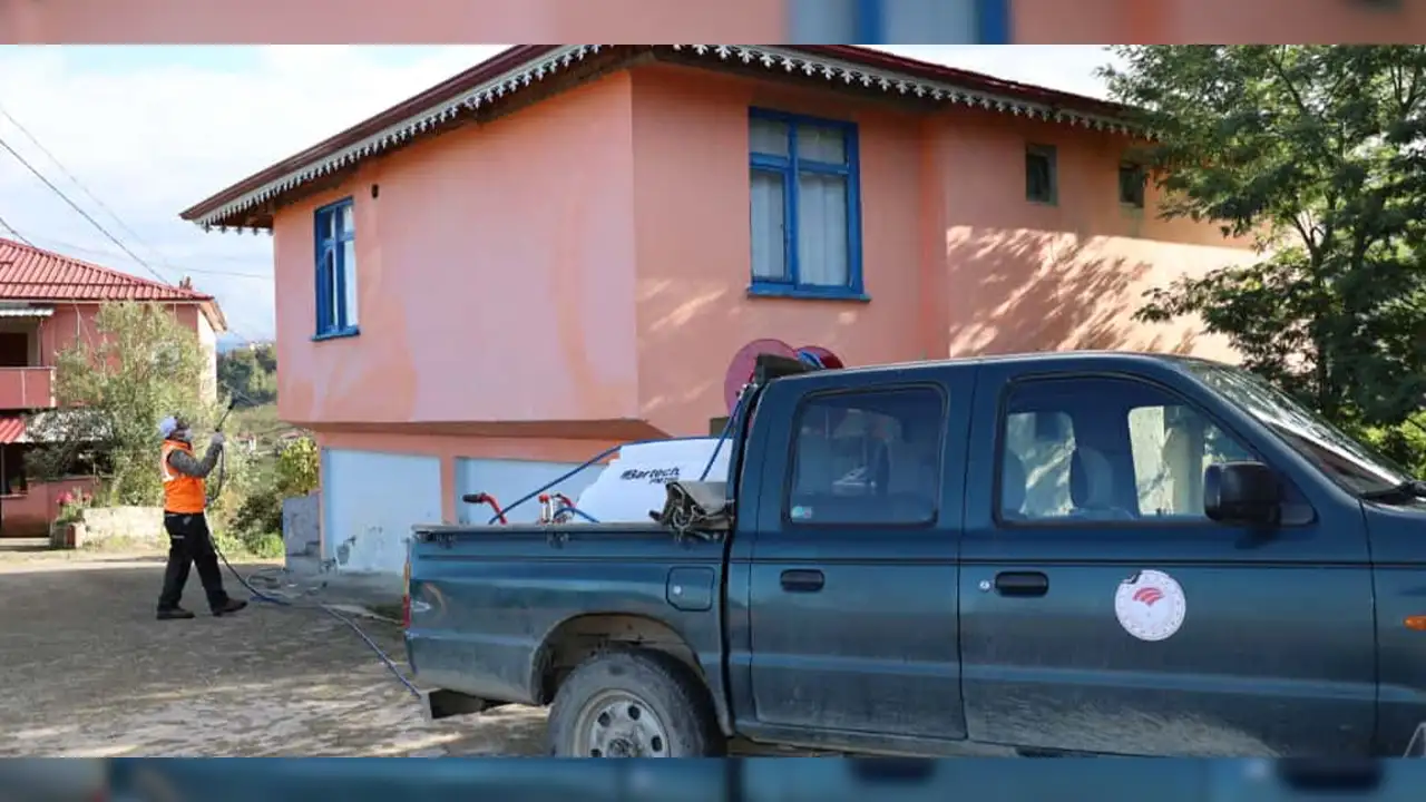 Arsin'de kokarca ile yoğun mesai sürüyor