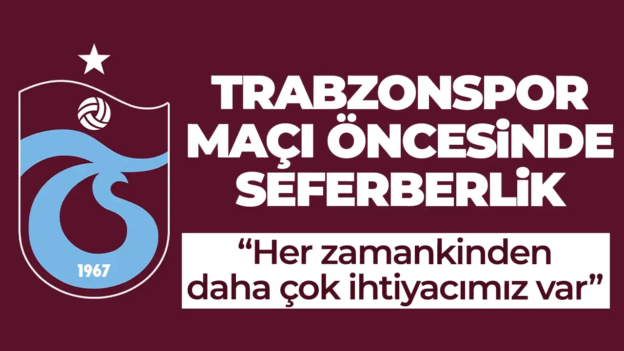 Yukatel Merkezefendi - Trabzonspor maçı öncesinde Denizli'de seferberlik: "Çok ihtiyacımız var"