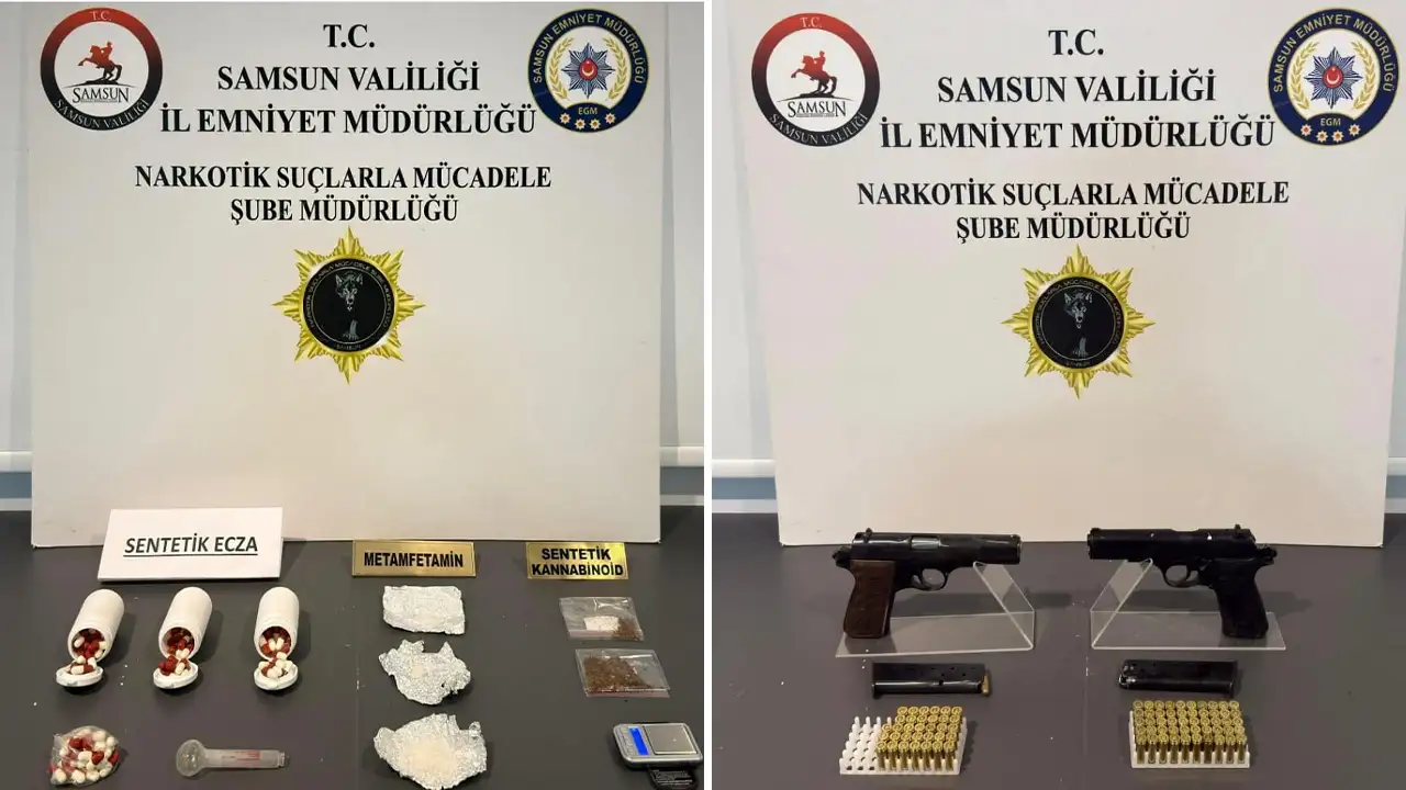 Samsun’da eş zamanlı uyuşturucu operasyonu: 6 kişi gözaltında