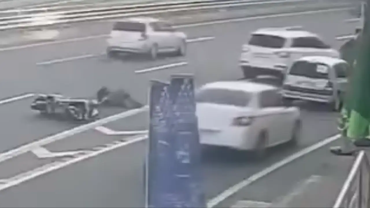 Trabzon’da kazanın görüntüleri ortaya çıktı: Sürücü ardına bile bakmadı