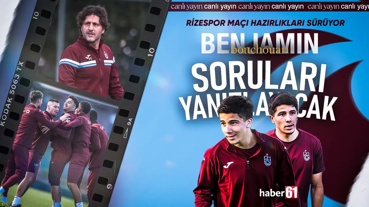 Trabzonspor’da Benjamin Bouchouari sorularını yanıtlıyor