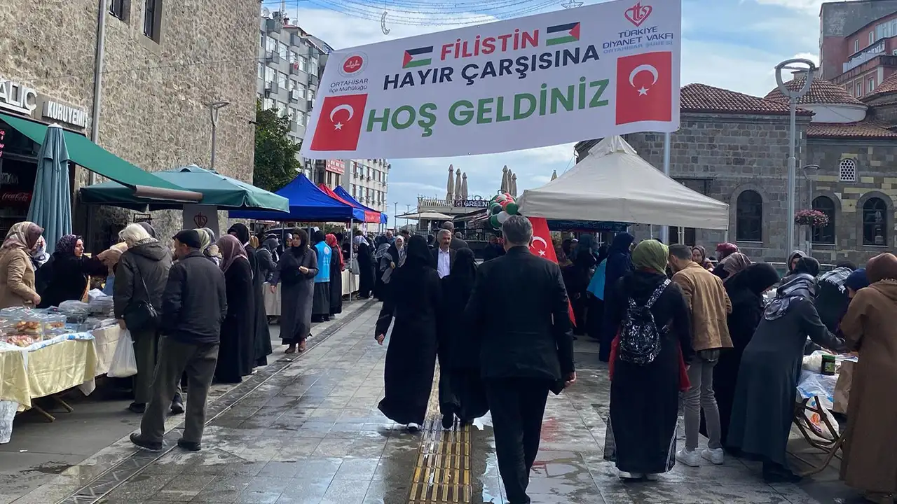 Trabzon Gazze için bir oldu: "Umarız bir nefes oluruz"