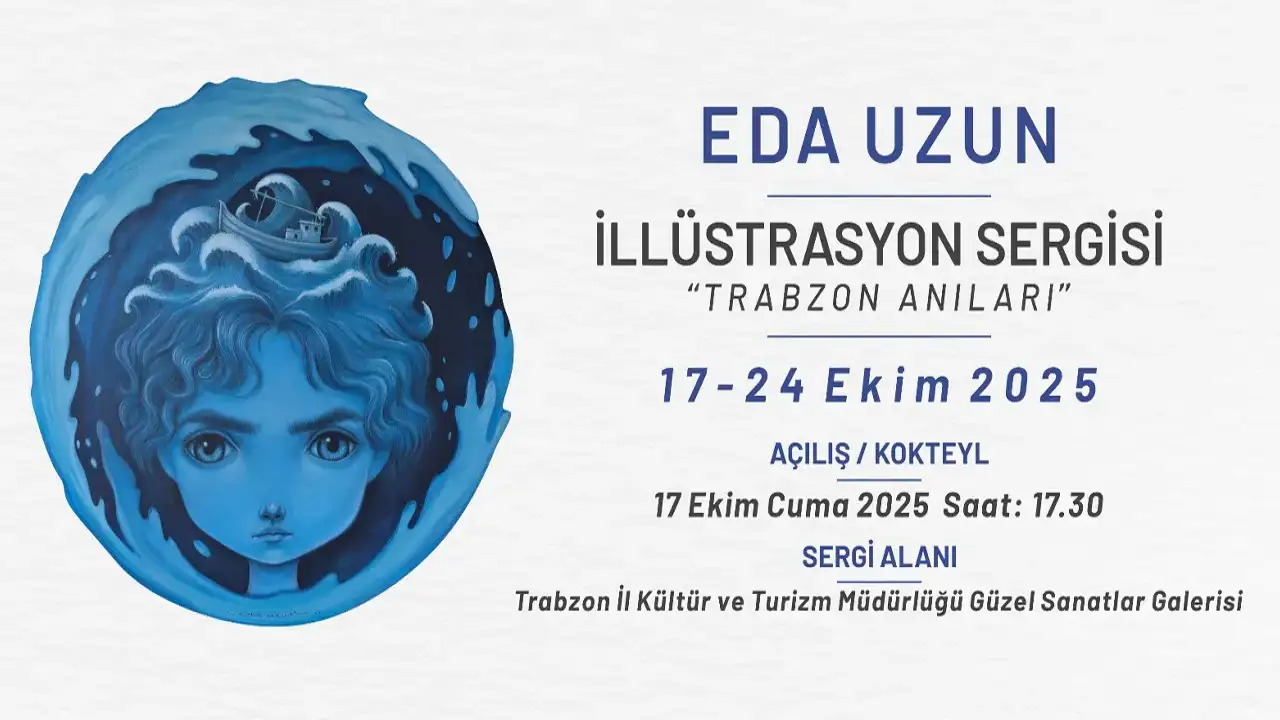 Eda Uzun’dan “Trabzon Anıları” illüstrasyon sergisi