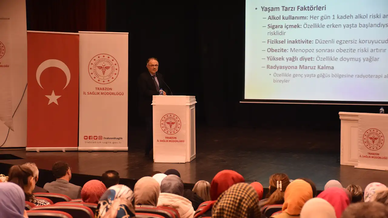 Trabzon’da meme kanseri farkındalığı için uzmanlar konuştu: “Kendi bedeninizi tanıyın” mesajı