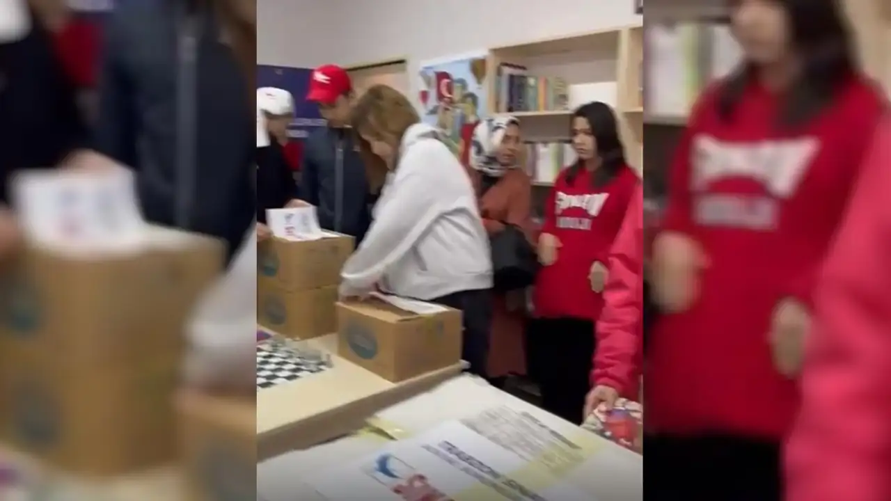 Trabzon Sınav Koleji’nden Gölçayır Okulları'na malzeme desteği