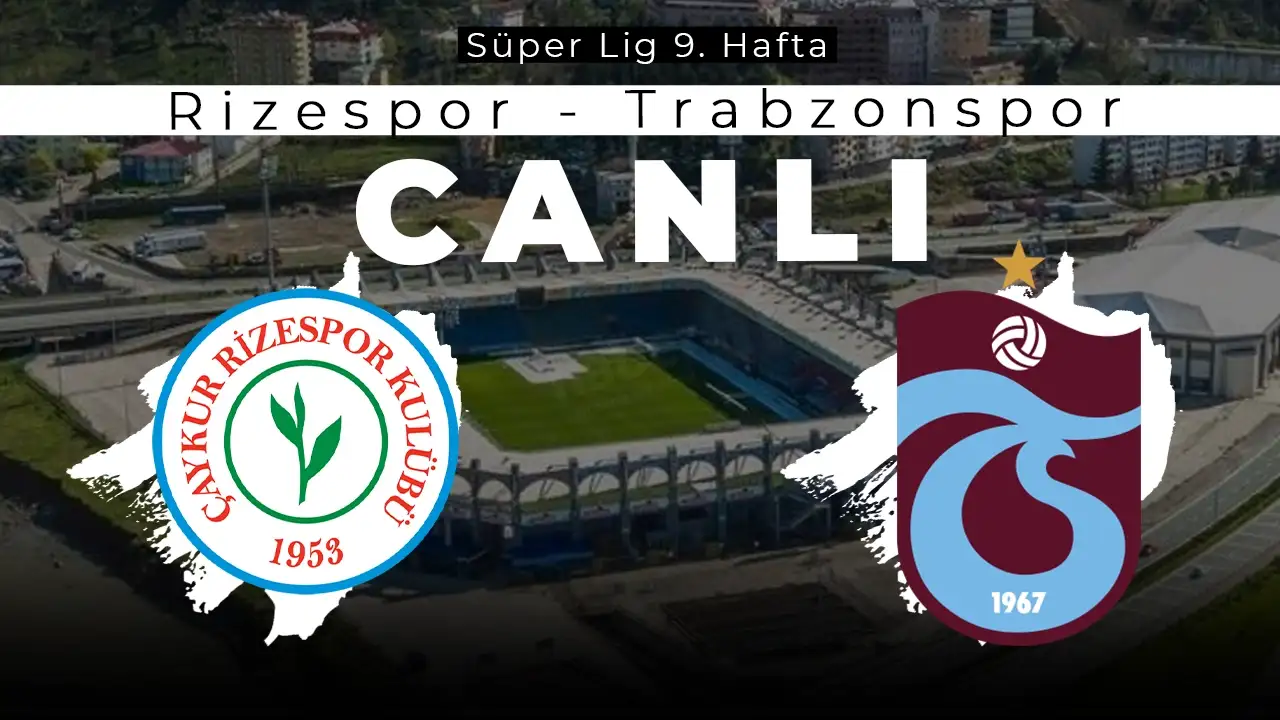 Trabzonspor - Çaykur Rizespor karşısında 3 puan için sahada: Anlık takip