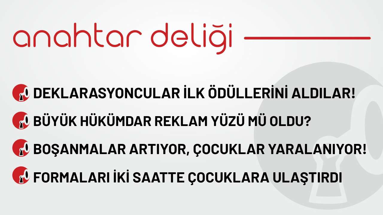 Anahtar Deliği 20.10.2025 -Deklarasyoncular ilk ödüllerini aldılar