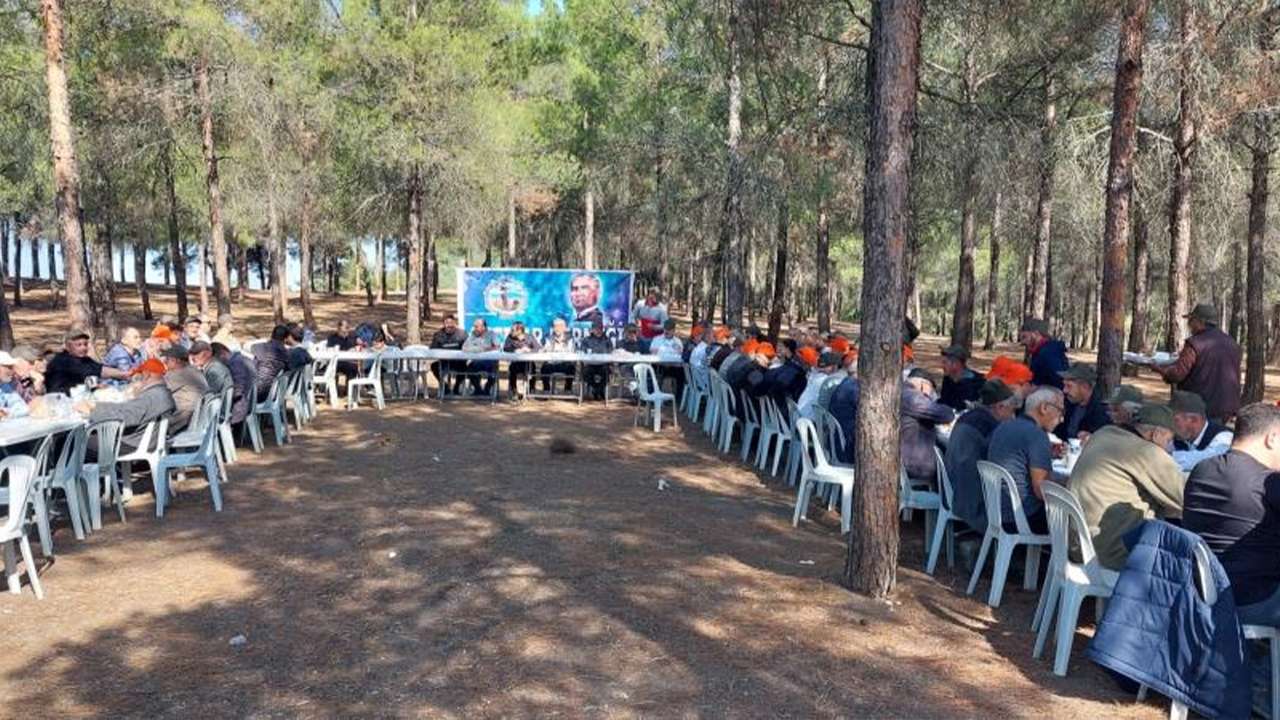 Samsun’da avcılar yeni sezon öncesi birlik yemeğinde buluştu