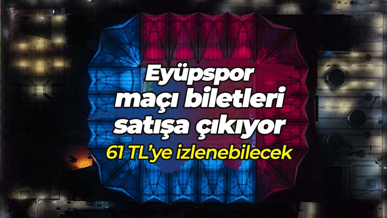 Trabzonspor'un Eyüp maçı biletleri satışa çıkıyor: 61 TL'ye izlenebilecek