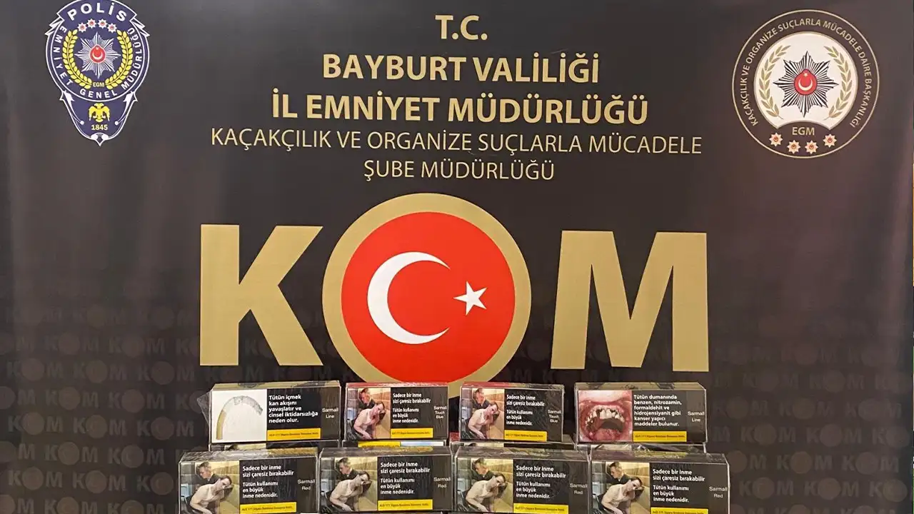 Bayburt’ta kaçakçılık operasyonu: 4 şüpheli gözaltında