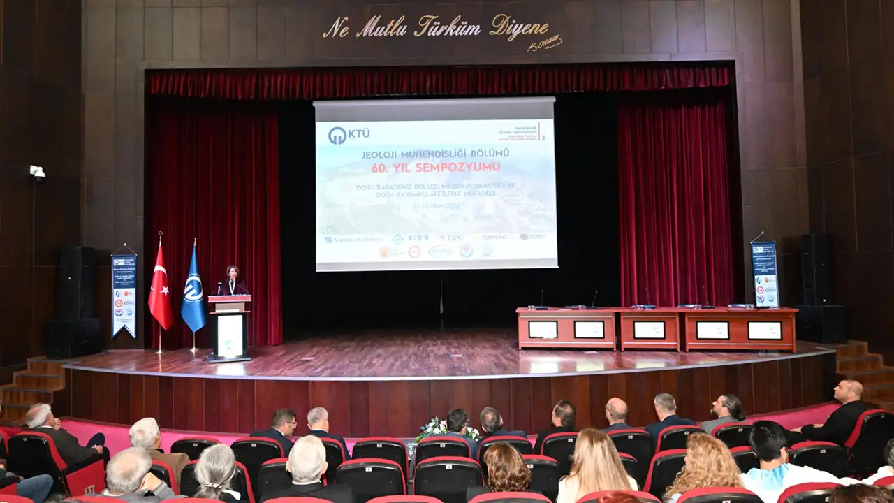 KTÜ Jeoloji Mühendisliği 60. yılını sempozyumla kutladı