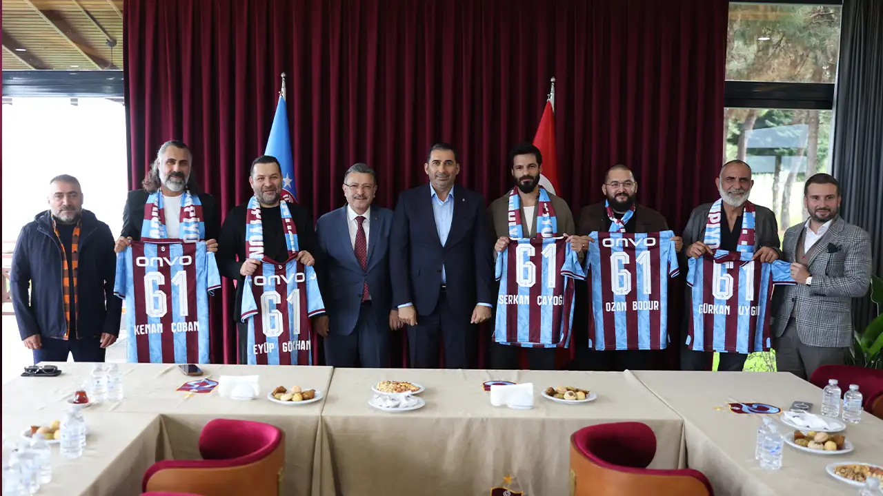 “Mehmed: Fetihler Sultanı” dizi ekibi: Trabzonspor kulübünü ziyaret etti