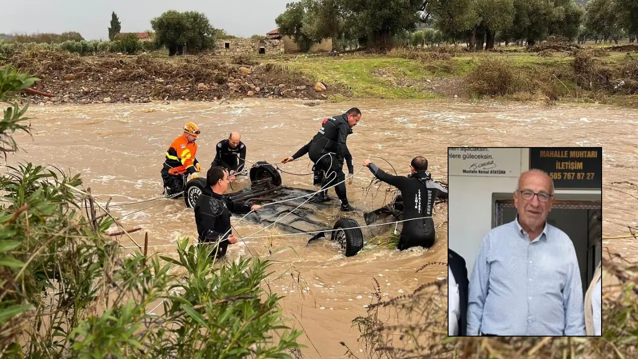 Foça’daki selde acı detay: Kızından yardım isterken sele kapılmış
