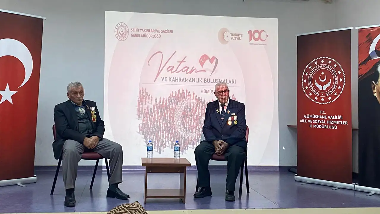 Gümüşhane’de Gaziler öğrencilerle buluştu: Kahramanlık hikâyelerini anlattı