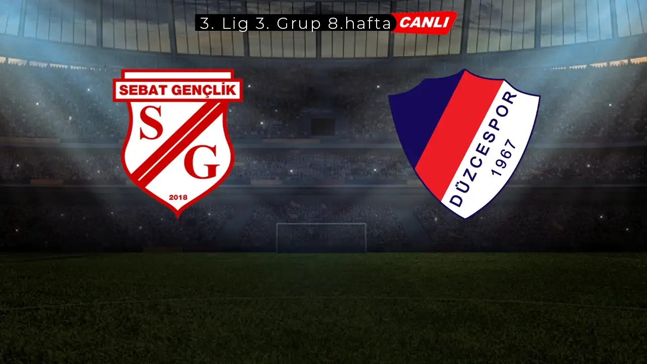 3. Lig'de zirvenin kalbi Trabzon'da atacak: Sebat Gençlik Spor evinde Düzcespor'u ağırlıyor