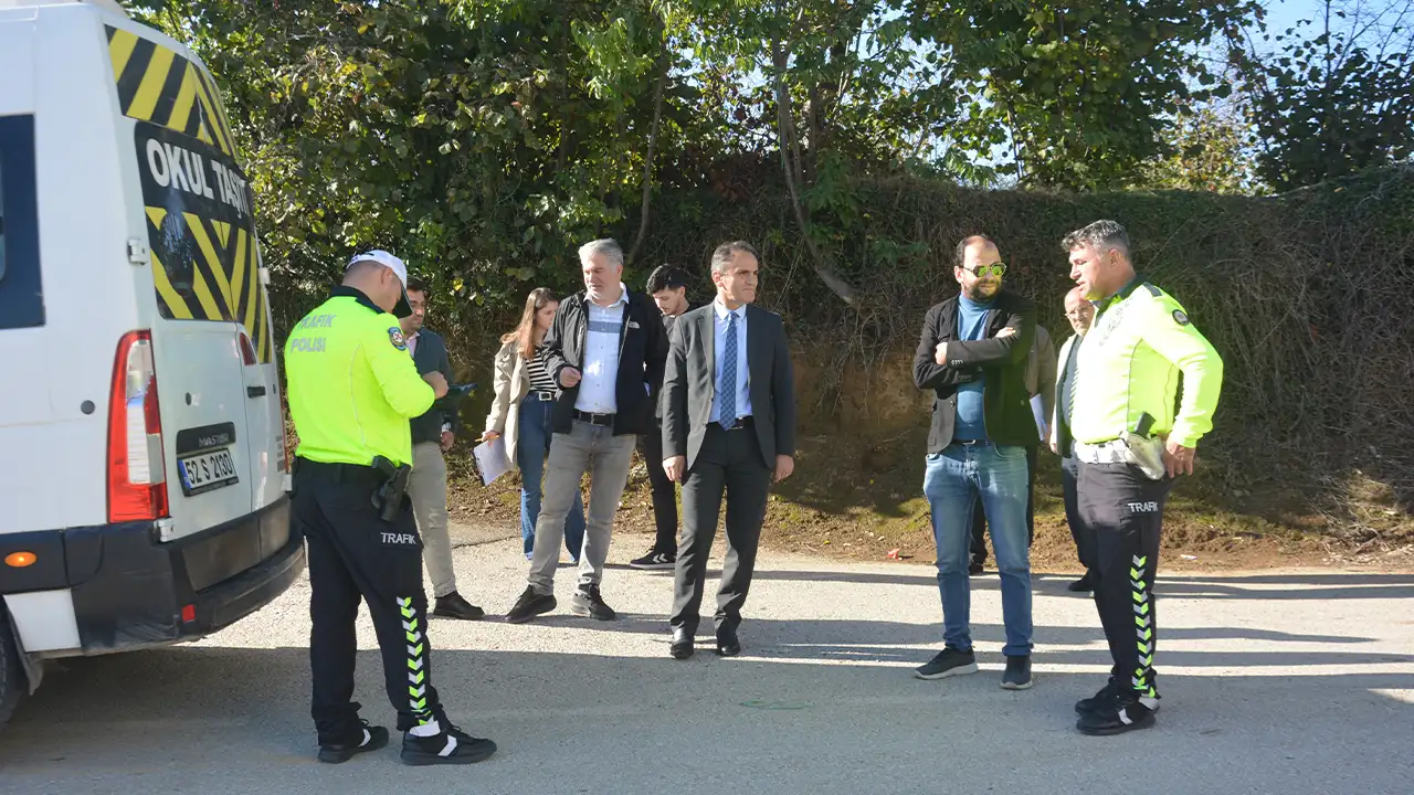 Ordu'da okul servislerine sıkı denetim: İki araca ceza kesildi