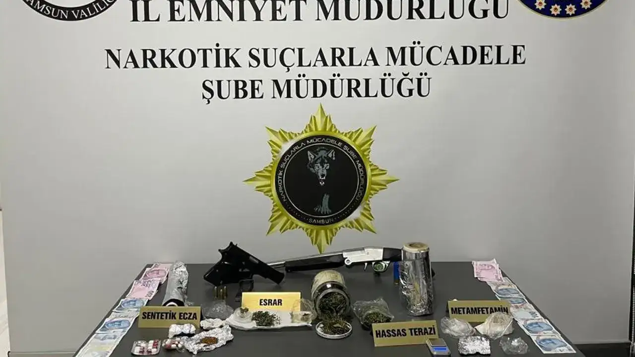 Samsun’da zehir operasyonu! Yakayı ele verdiler