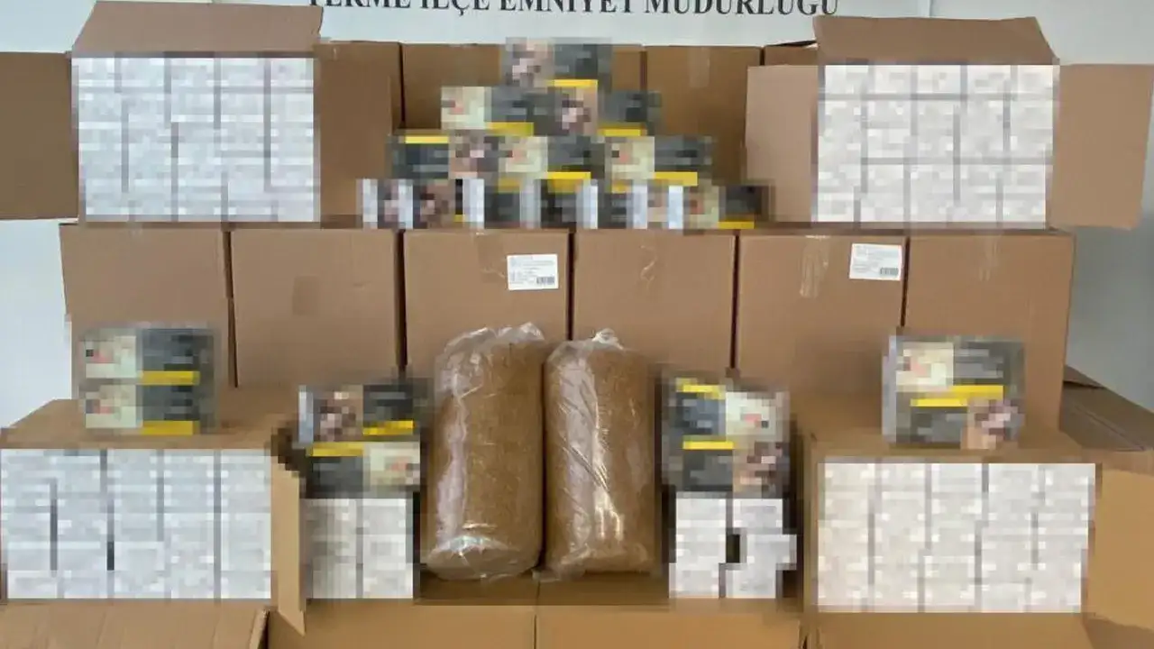 Samsun’da tütün operasyonu! Binlerce makaron yakalandı