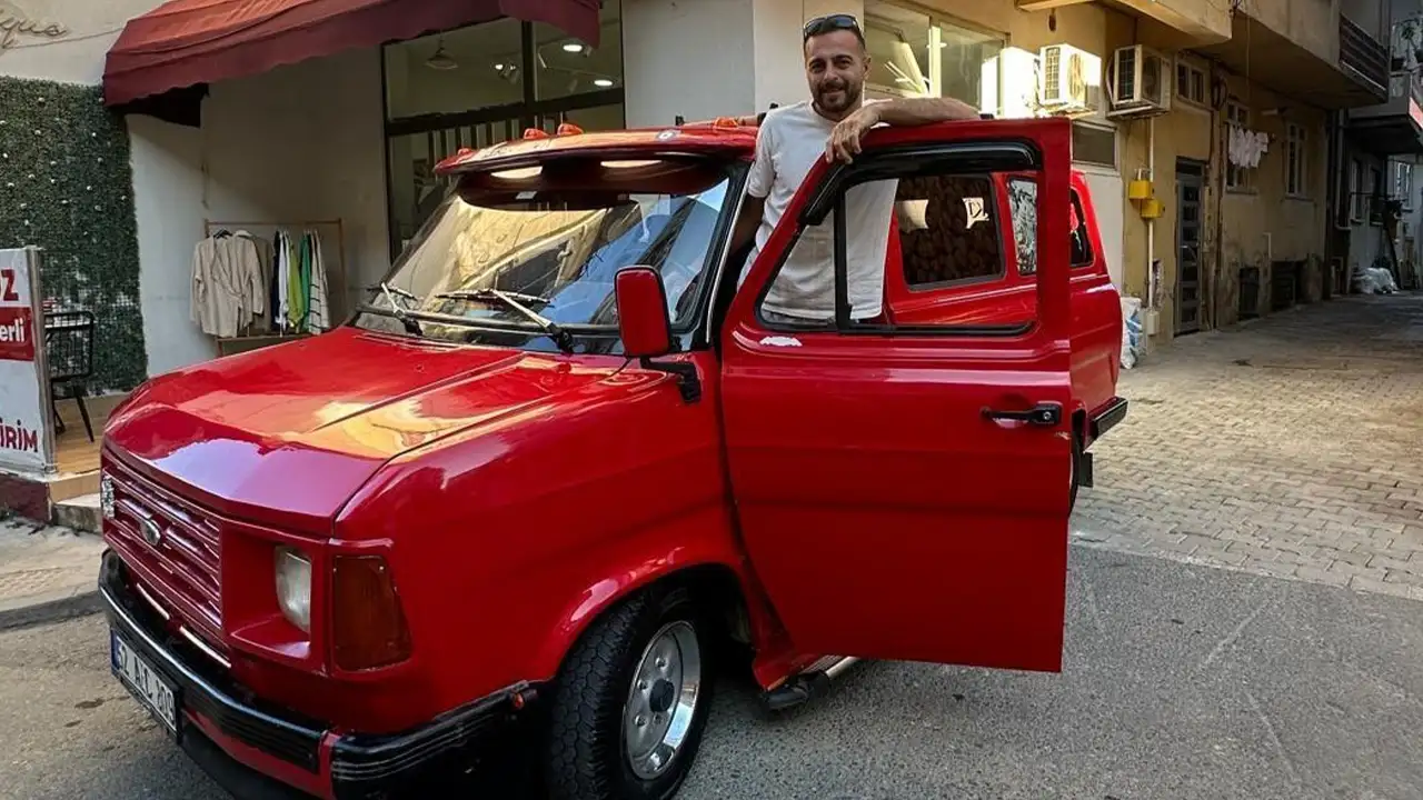Ordu'da 1979 model aracını ‘Çiçek Abbas’ minibüsüne benzetti