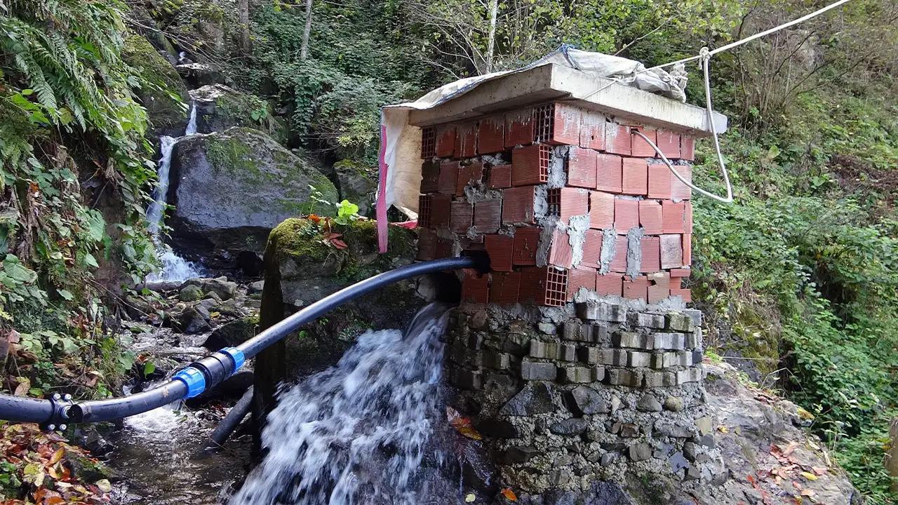 Giresun’dan Türkiye'ye: Köy deresinden faturasız elektrik