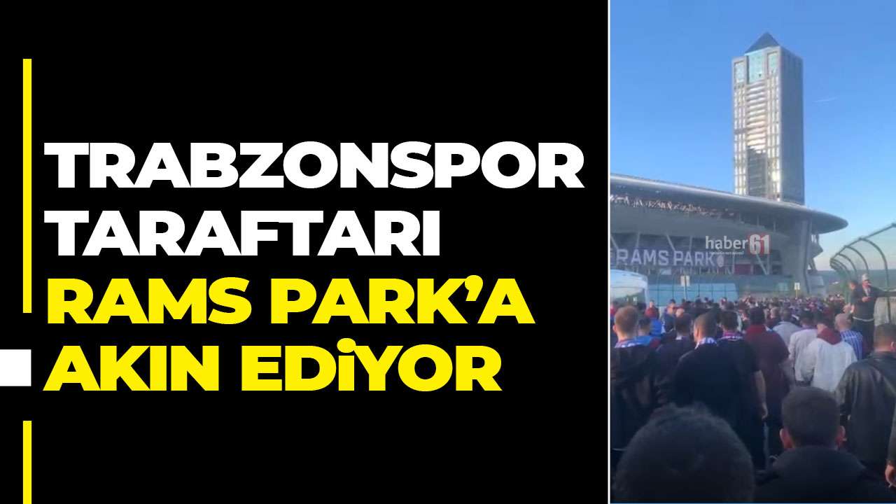 Trabzonspor taraftarı Galatasaray deplasmanına akın etti