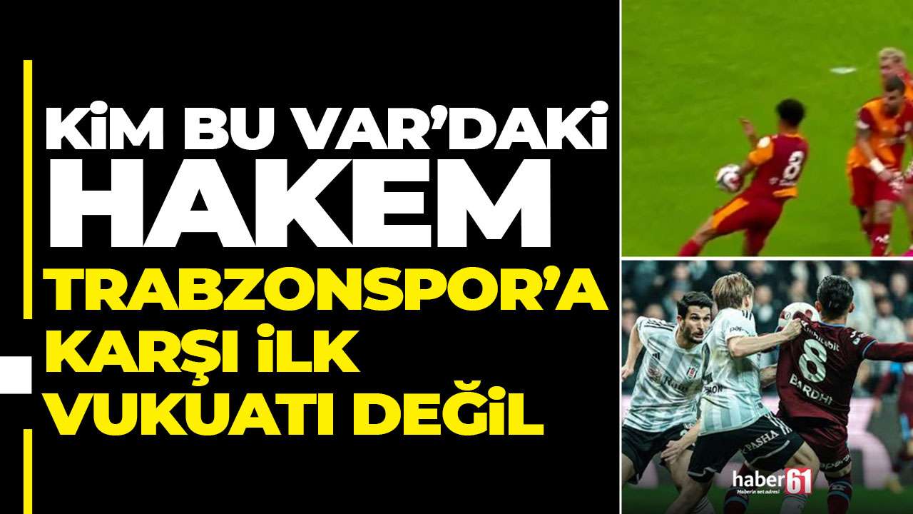 VAR hakeminin Trabzonspor’a karşı ilk vukuatı değil: Kim bu Alper Çetin?