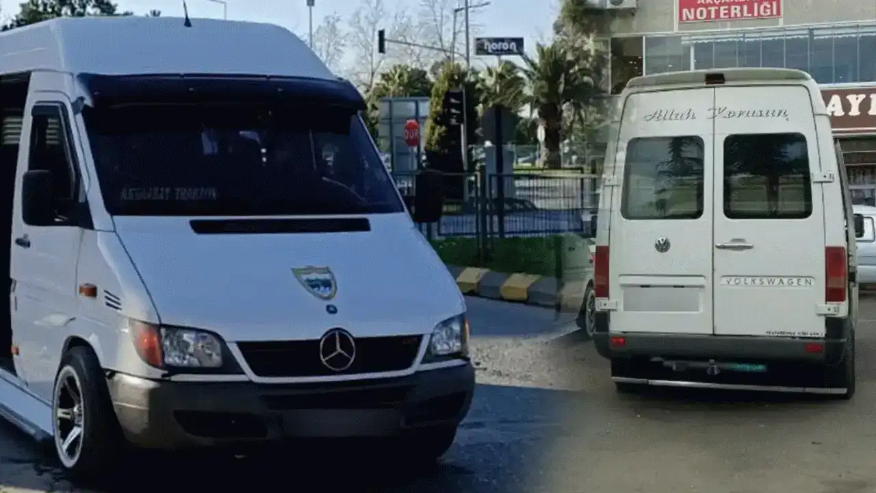 Trabzon'da bu dolmuş şoförleri ne zaman düzelecek?