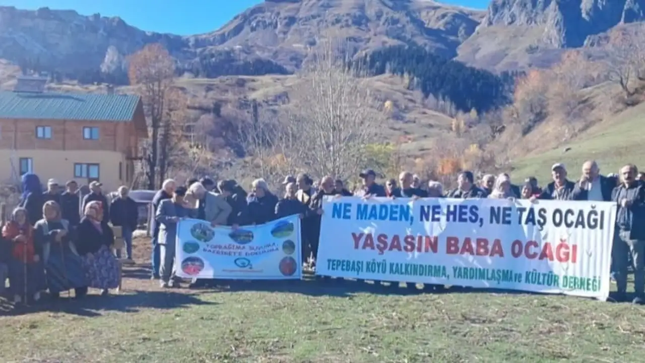 Artvin Bazgiret köyü halkı madene karşı ayağa kalktı: “Köyümüzü teslim etmeyiz”