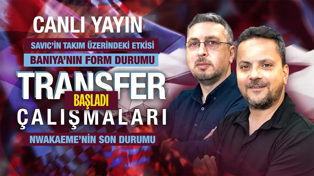 CANLI YAYIN: Trabzonspor'da son gelişmeler Saha Kenarı programında